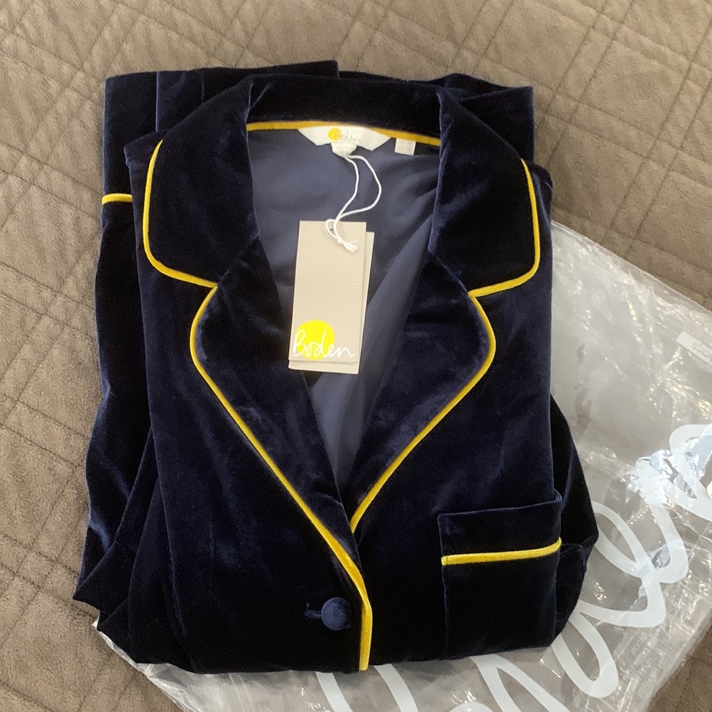 Boden NWT Navy Zena Shirt size US 10 - Picture 7 of 17